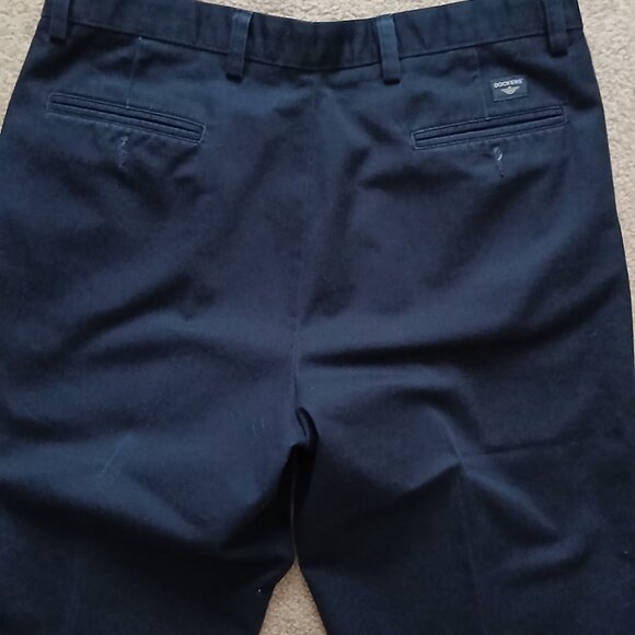 Mens Dockers Navy Pants - Picture 5 of 6